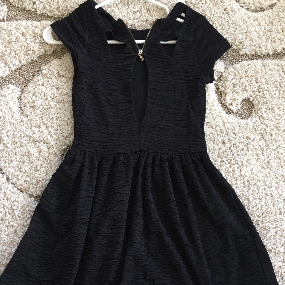 black urban outfitters cutout dress