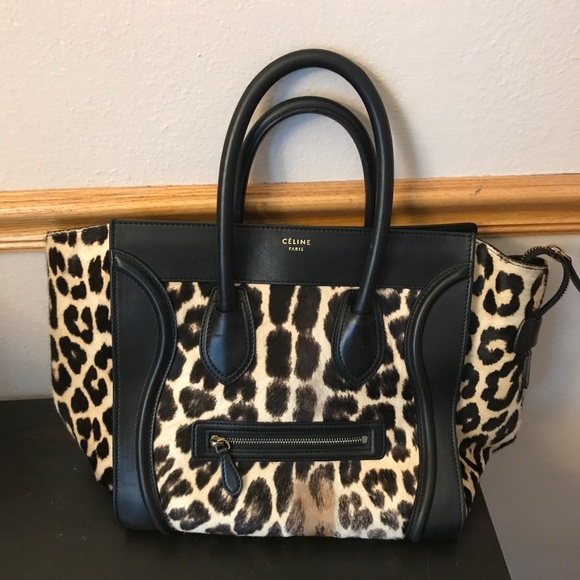 celine leopard bag