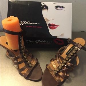 Beverly Feldman wedge sandals