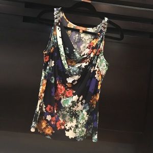 Ellen Tracy Floral Tank