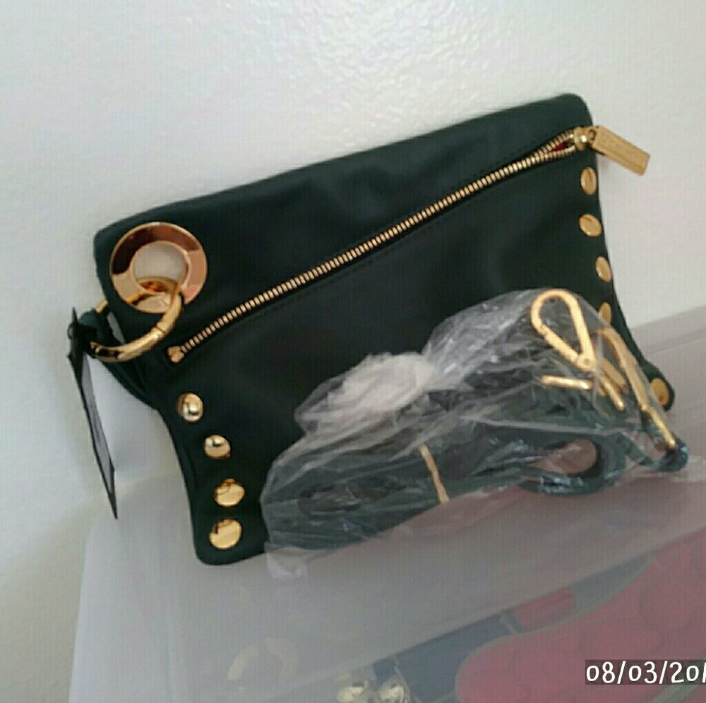 Genuine leather green Hammitt Los Angeles purse