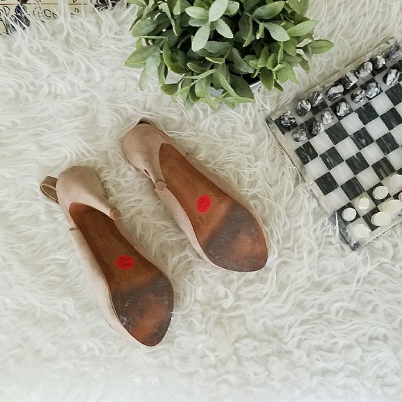 ZARA taupe open toe jeweled pumps - Picture 4 of 4