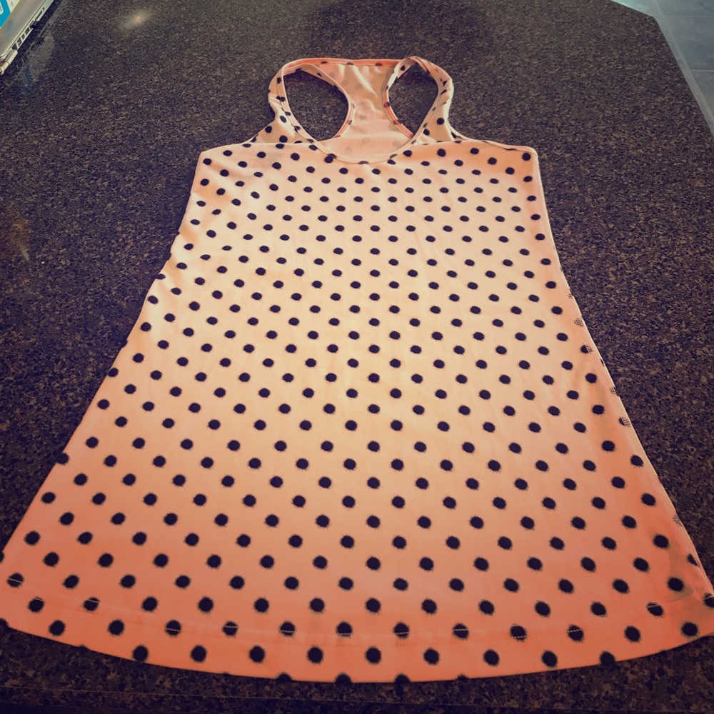 Lululemon Racerback Polkadot Tank Size 6
