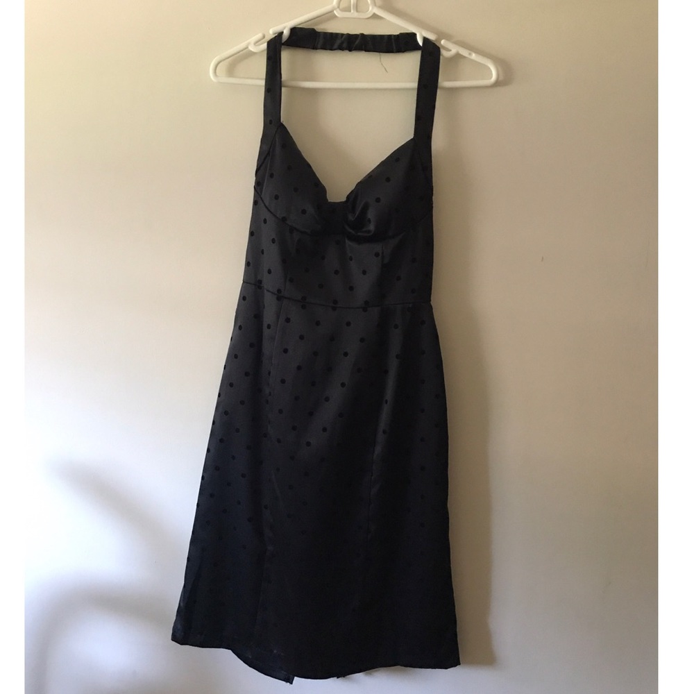 My Michelle Black Polka Dot Pin Up Dress