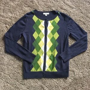 Merona Argyle Cardigan