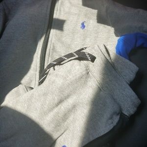 Little boy ralph lauren jogger suit