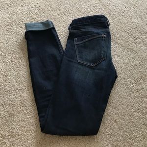 Express skinny jean capris