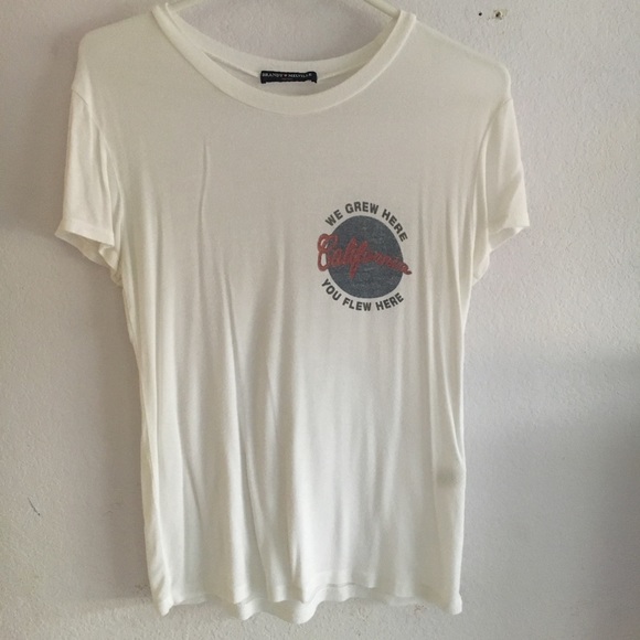 Brandy Melville Tops - Brandy Melville We Grew Here California Tee