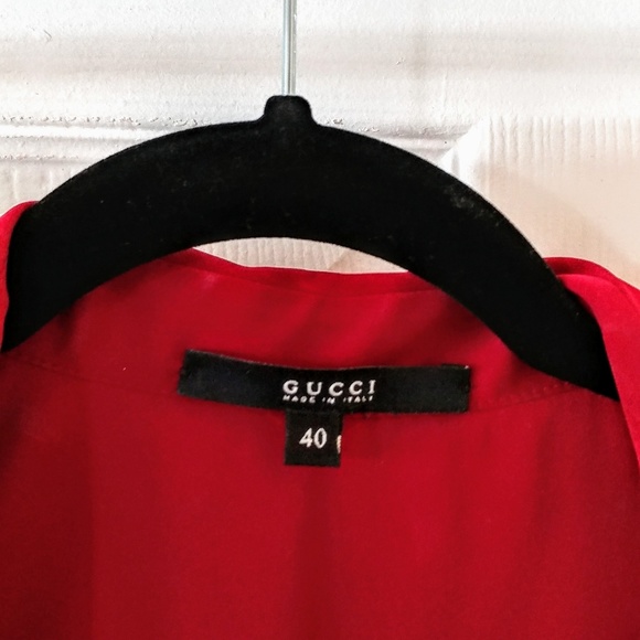 Gucci Red Silk dress - Picture 2 of 7