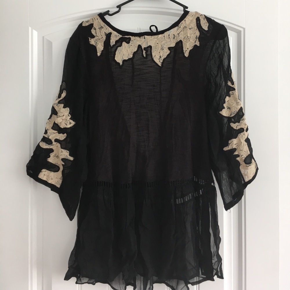 Urban Outfitters Ecote Bell Sleeve Top
