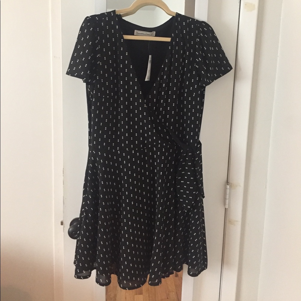 NWT Abercrombie faux wrap dress sz Lg Tall