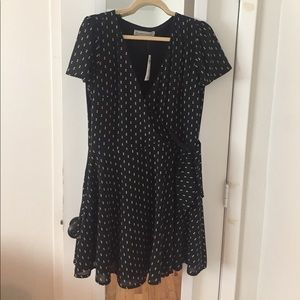 NWT Abercrombie faux wrap dress sz Lg Tall