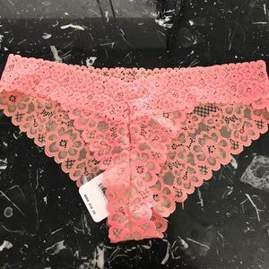 Free People Neon Lace Hipster Brief