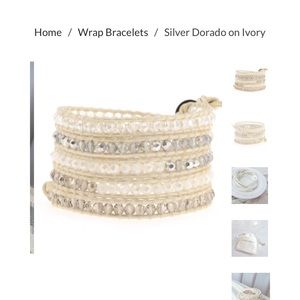 Victoria Emerson Silver Dorado on Ivory Bracelet