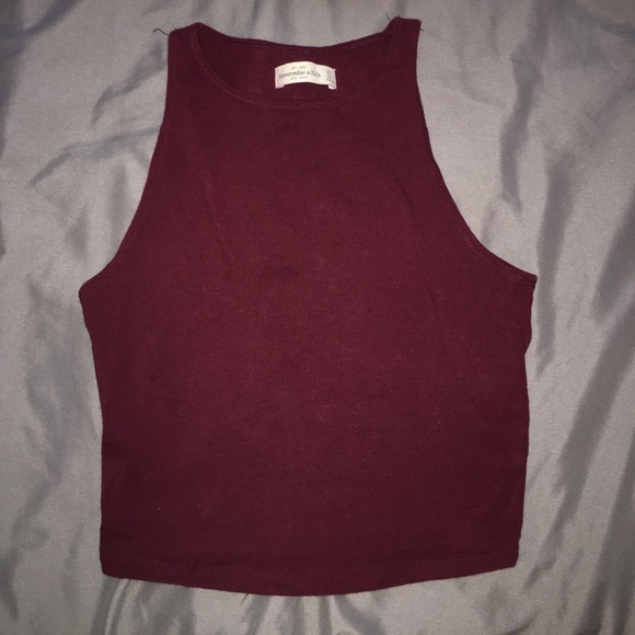 Maroon crop top - Picture 1 of 2