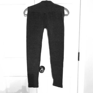 Gray thick leggings