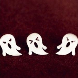 New! Cute Ghost Halloween ! Stud earrings!