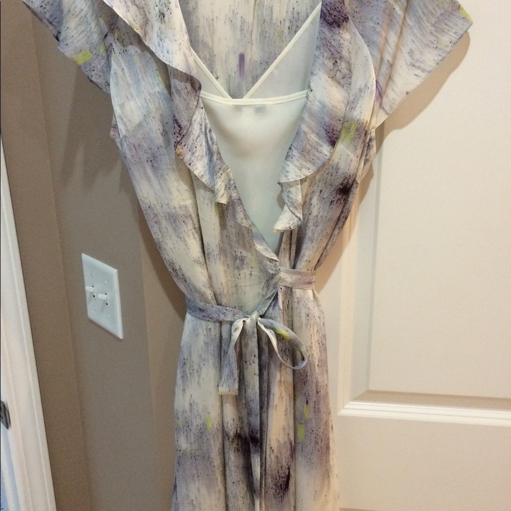 Banana republic slip wrap dress