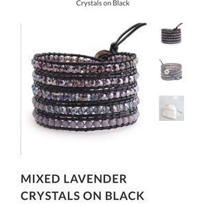 Victoria Emerson Wrap Bracelet Lavendar