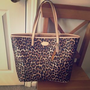 Coach Animal Print Tote Bag
