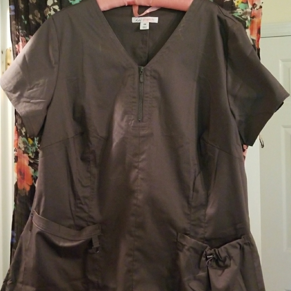 Koi Scrub Top