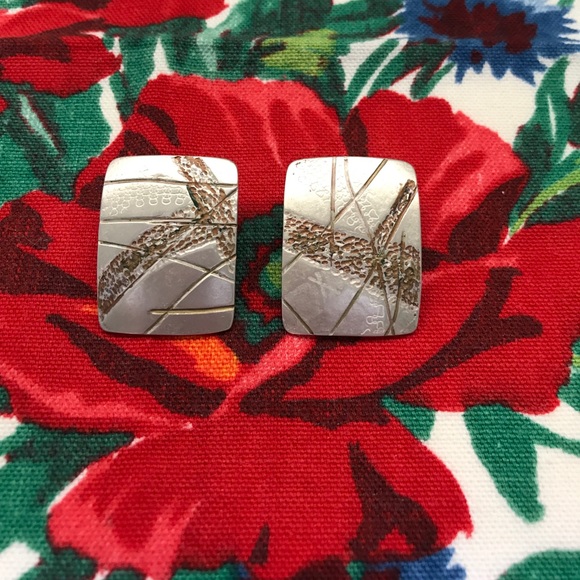 Handcrafted Jewelry - Artisan sterling silver hand-crafted earrings