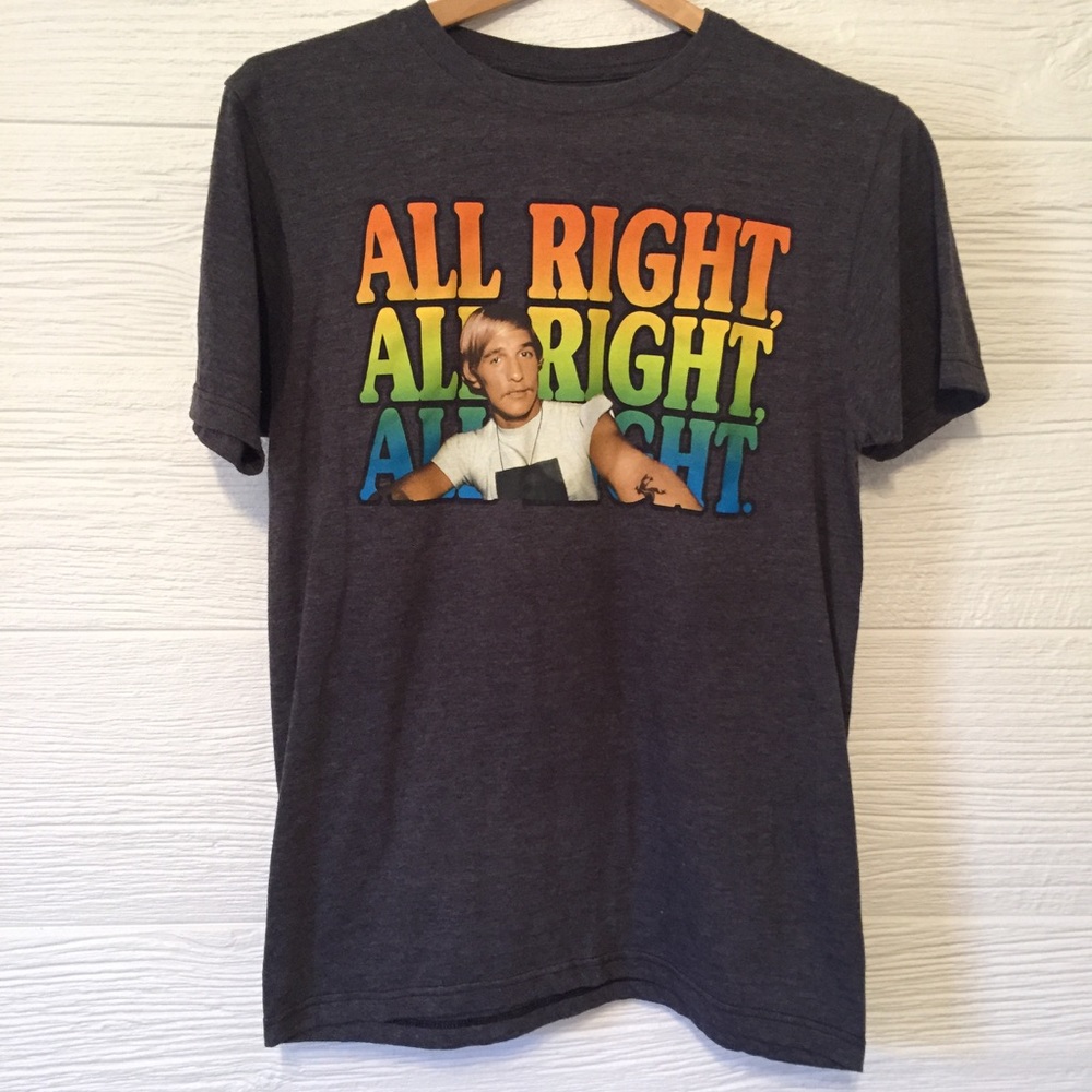 Wooderson Dazed and Confused McConaughey t-shirt