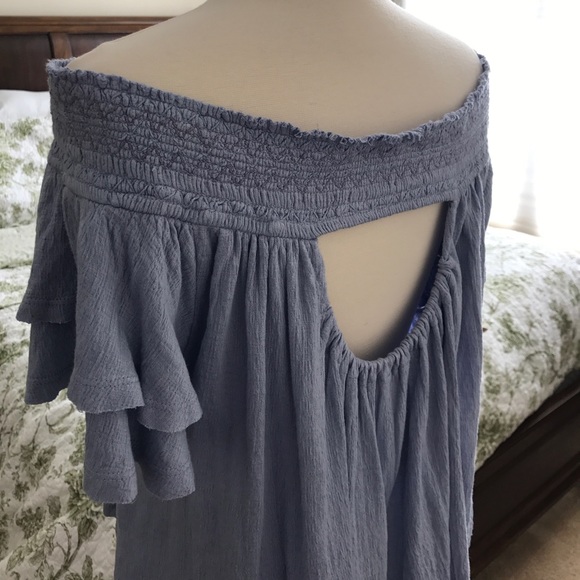 NWT FREE PEOPLE Santorini off the shoulder - Picture 3 of 8