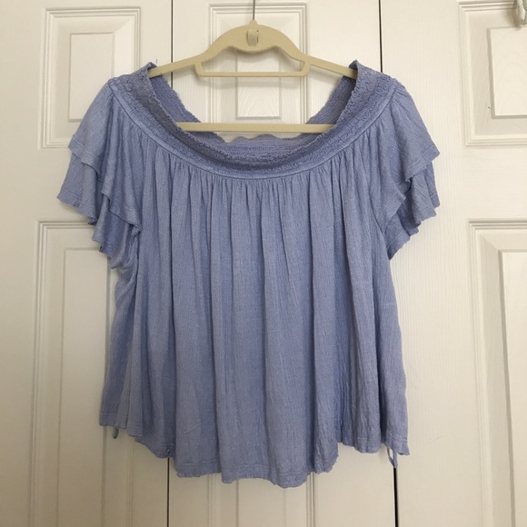 NWT FREE PEOPLE Santorini off the shoulder - Picture 4 of 8
