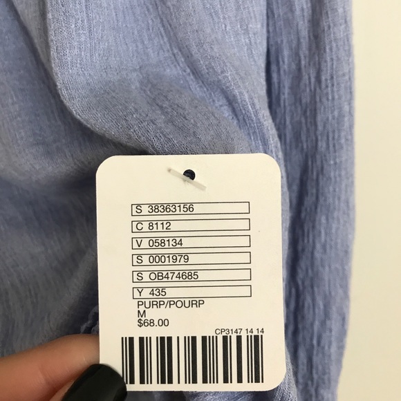 NWT FREE PEOPLE Santorini off the shoulder - Picture 5 of 8