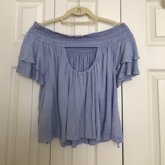 NWT FREE PEOPLE Santorini off the shoulder - Picture 6 of 8