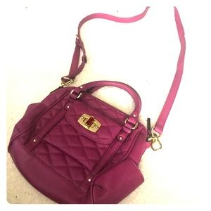 Quilted Purple Merona Crossbody Bag