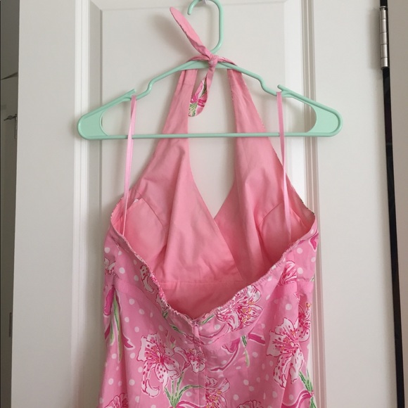 Lilly Pulitzer halter dress - Picture 3 of 4