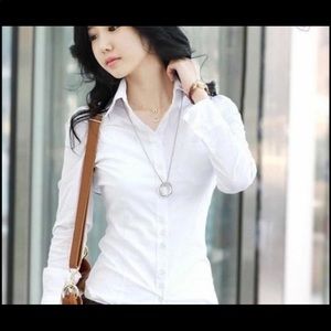 White button up shirt