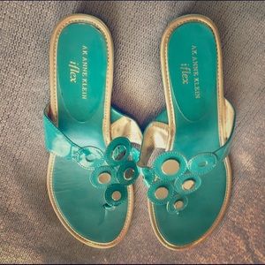 Anne Klein Shoes - AK Anne Klein I flex slide wedged sandals Anne Klein Shoes - AK Anne Klein I flex slide wedged sandals