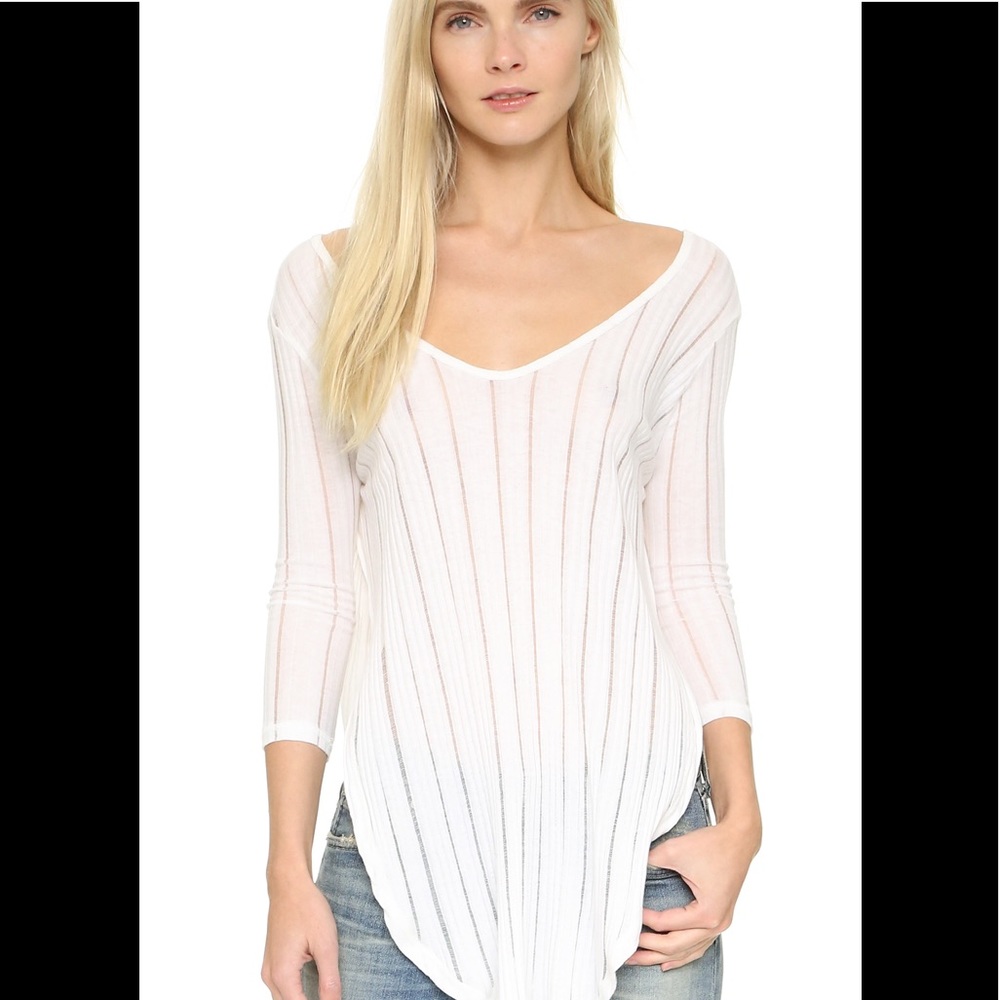 Free People Astoria White Tunic. Size XS.