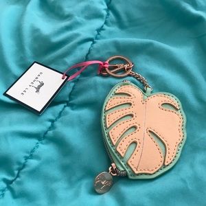 Anthropologie - Tropical Leaf Coin Purse
