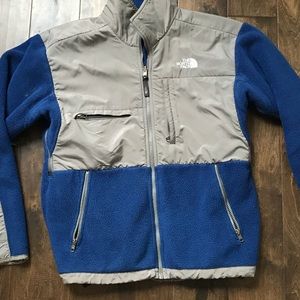 North face jacket blue
