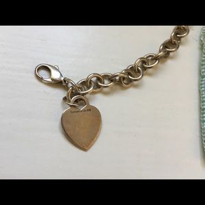 Classic Tiffany Heart Tag bracelet in silver