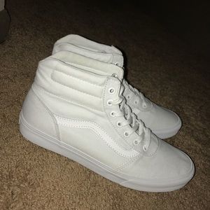 White high top vans