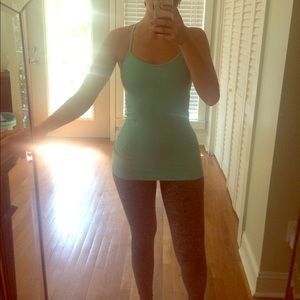 Lululemon teal ystrap tank