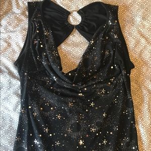 Black Blingy blouse