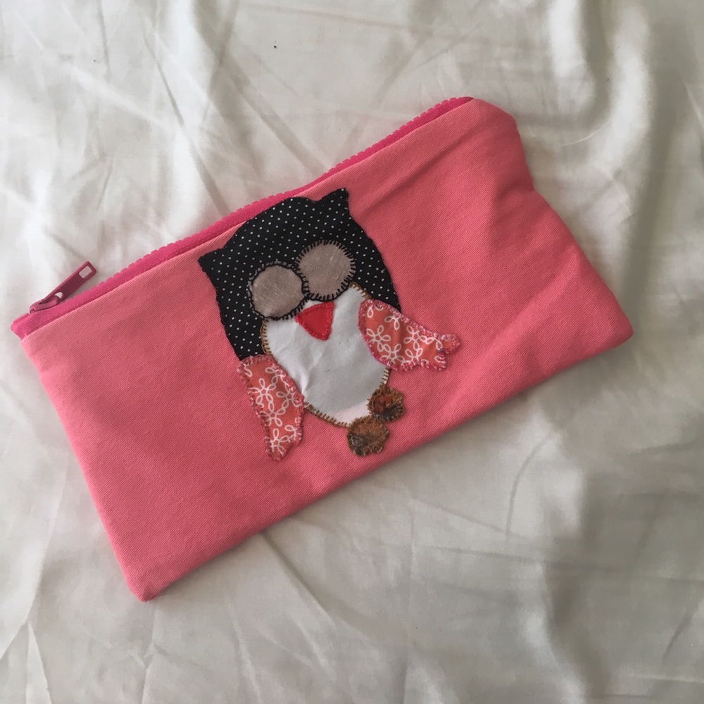 Owl Baggie to Carry Makeup, Money etc.
