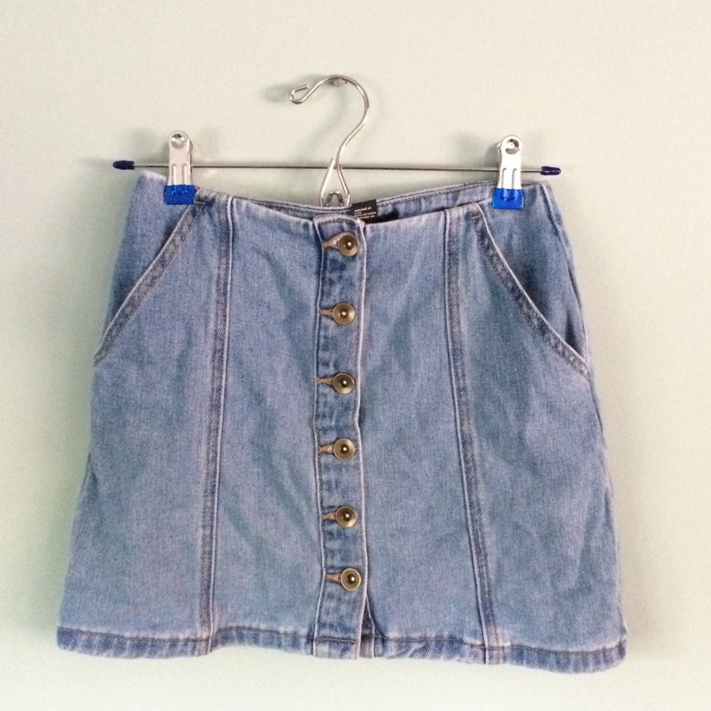 jean skirt