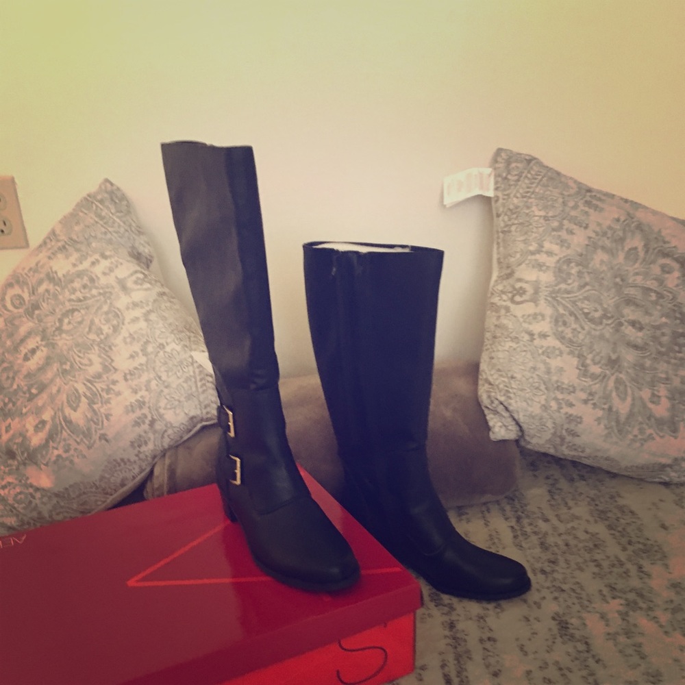 Aerosole Black Knee High Boots