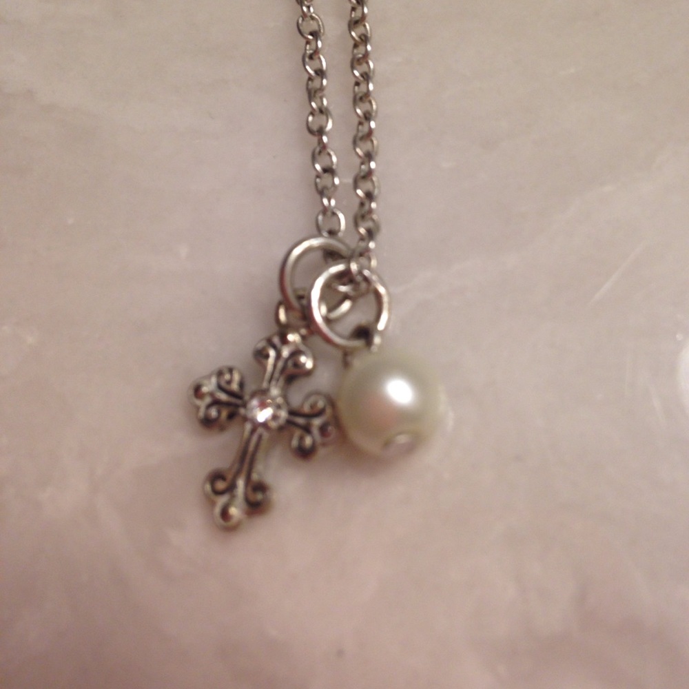 Premier Designs Dainty Silver Necklace w/ Charms