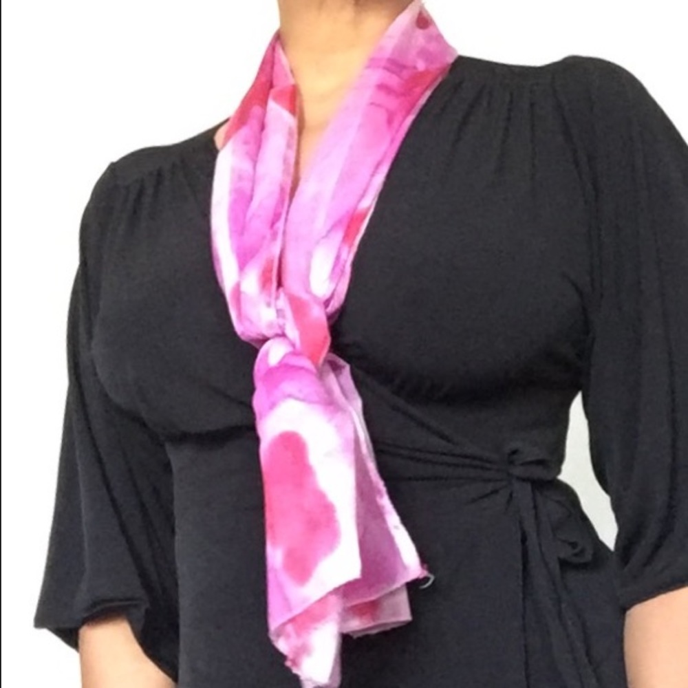 Silky scarf