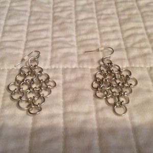 Silver Chain Link Earrings