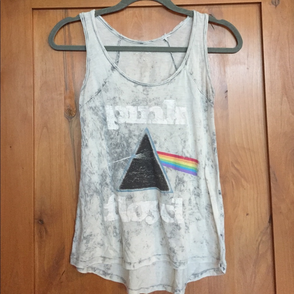 Distressed Pink Floyd Top