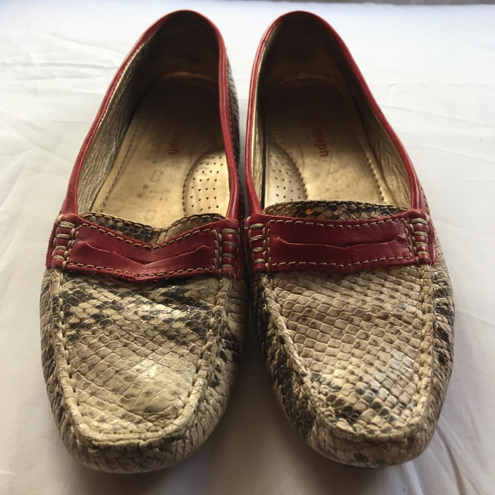 Marc Joseph Women’s Snakeskin Flats
